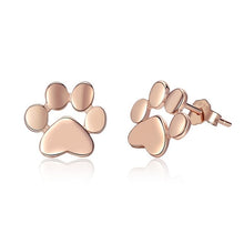 Load image into Gallery viewer, BAMOER Cat Paw Stud Earrings

