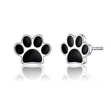 Load image into Gallery viewer, BAMOER Cat Paw Stud Earrings
